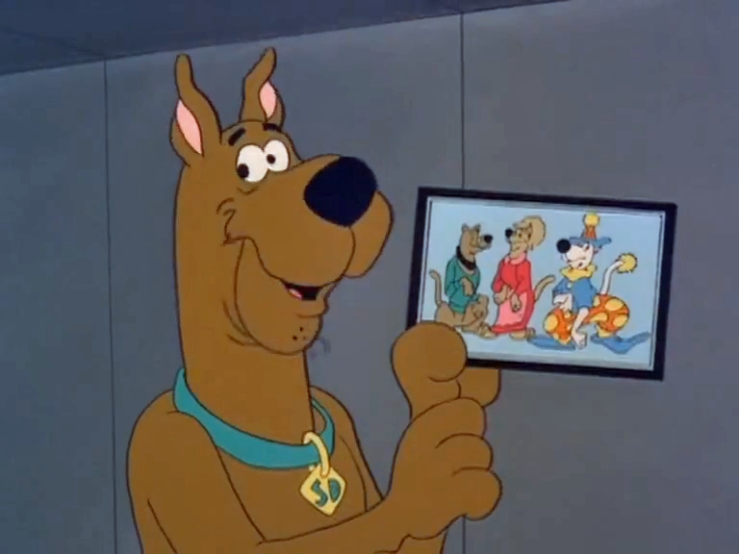  Apparently, compared to the rest of his family Scooby is a nudist. 