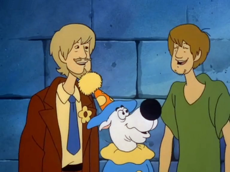  Shaggy and Gaggy have a good laugh at the suggestion that they look at all similar. 