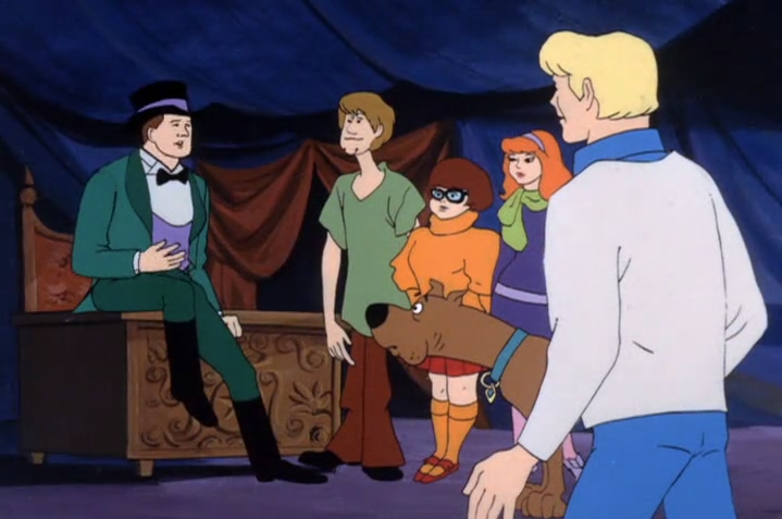  The ringmaster levels with the gang like a hip, down-to-earth professor. 
