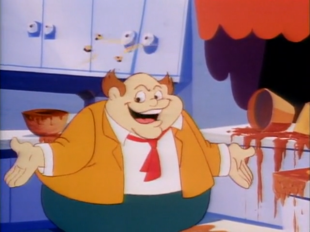  Commercial Director: "Let's try the tagline again, Mr. O'Greazy. Remember, the word is  family ."  O'Greazy: "So come on down to the O'Greazy Garden.  When you're here, you're filthy. " 