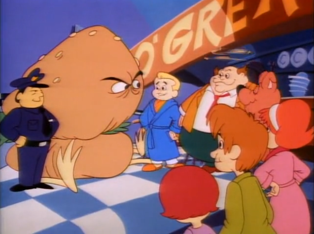  Years later, Freddie would try to remind himself that there was a sad, vulnerable villain with very human motivations within that Burger Monster outfit. And yet the eyes . . . the eyes still haunted him. 