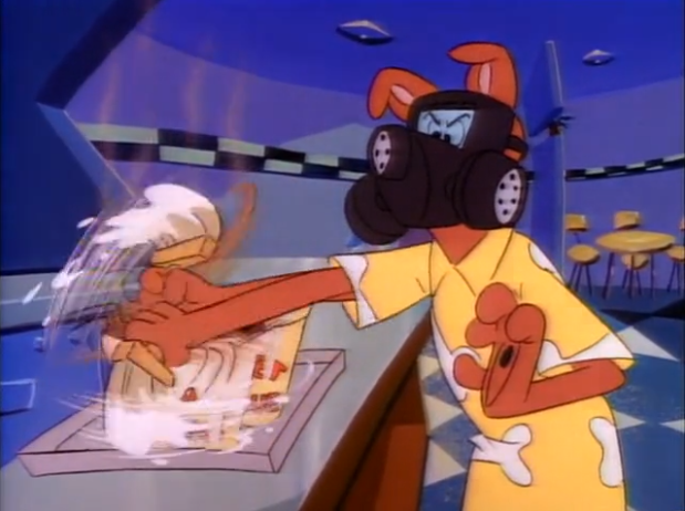  Taking inspiration from Walter White, a young Scooby turns to brushing onions with glue to provide for his family. He would later come to adopt the monicker, "Heisenburger" 