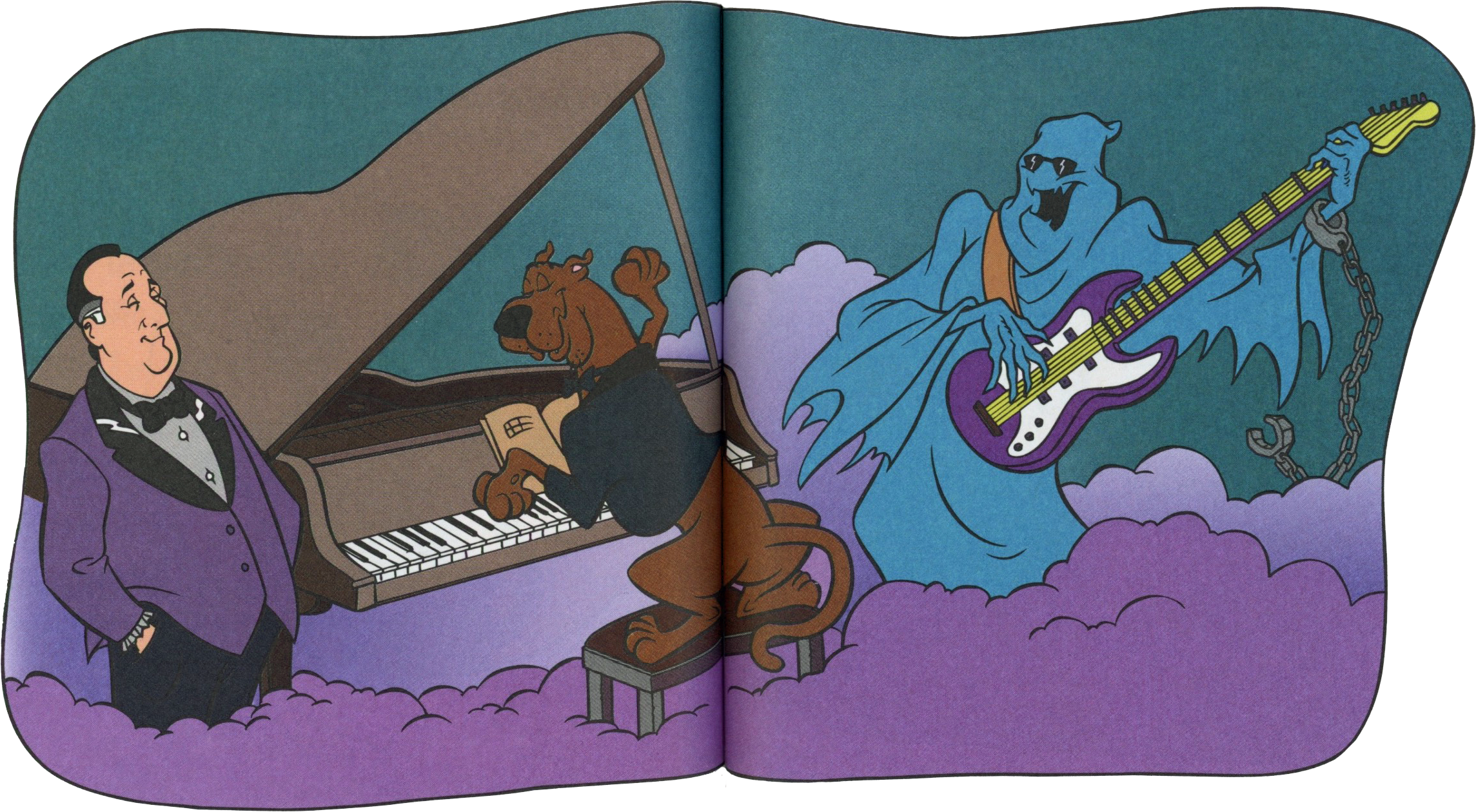  I would've liked this  part  of the book much better if it lined up perfectly with Scooby's bottom. 