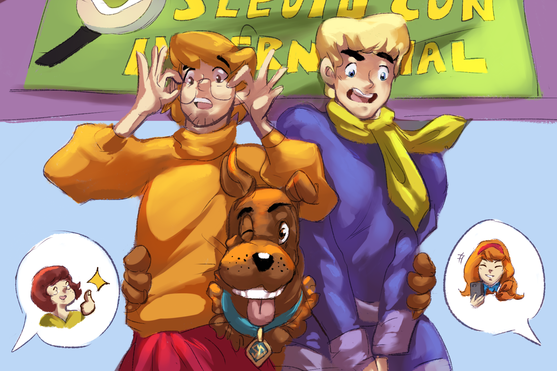 Scooby Dudes on X: Hey gang, does anyone know of any rad Scooby-Doo Rule 63  fanart? Besides the one I drew for our new episode I mean- #seriousquestion   / X