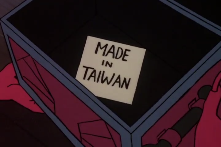 Taiwanese TV and movies actually feature a trope where a poorly-made product will be flipped over to reveal a “MADE IN THE USA” sticker on the bottom. 