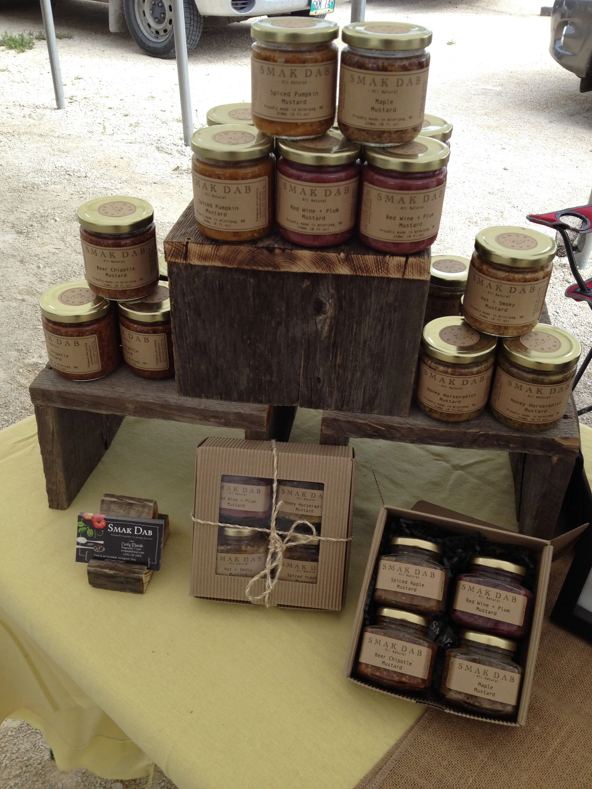 After a couple years we re-branded, but here is a glimpse of our original packaging!