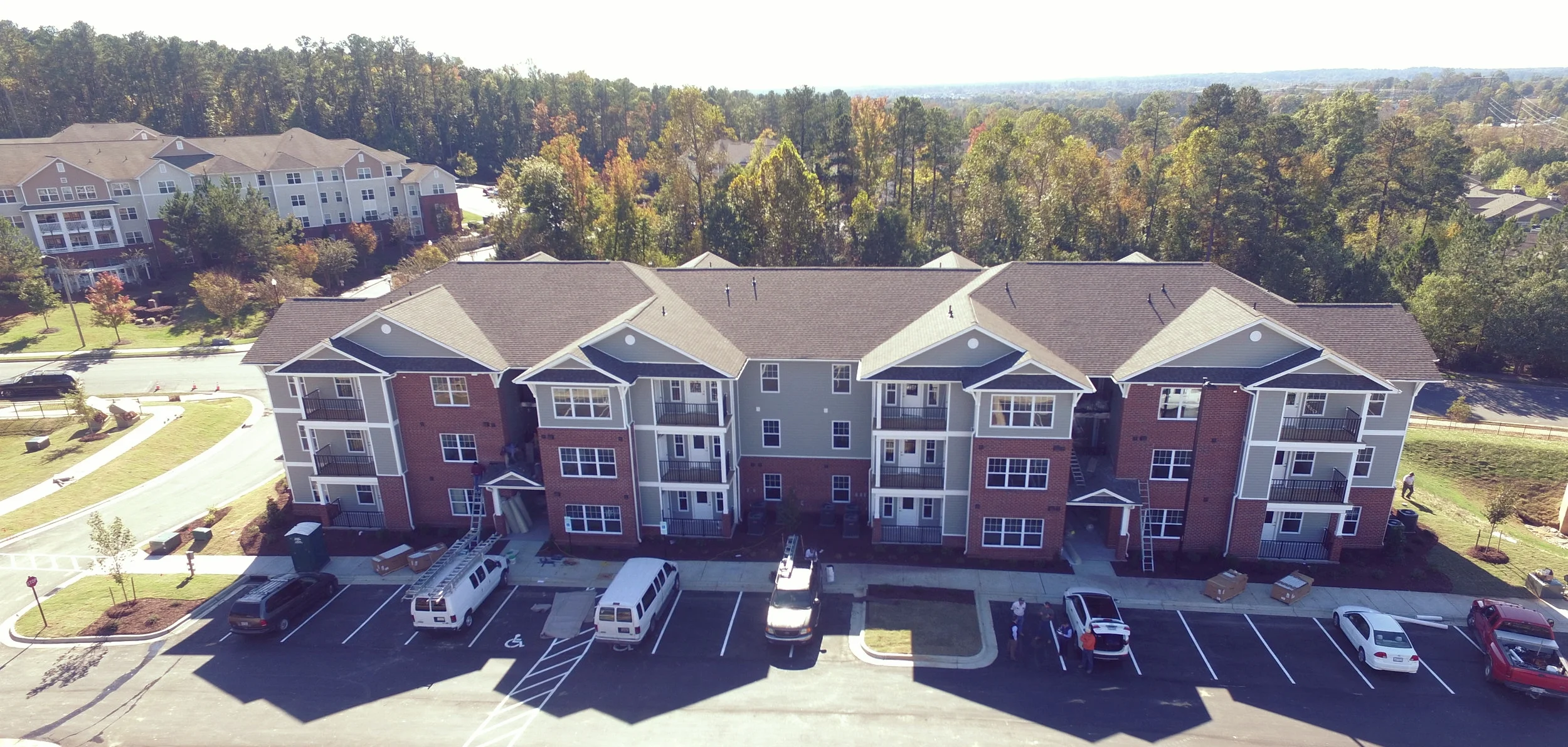   Wakefield Commons | Raleigh, NC   Type: Affordable Housing, Multifamily  Size: 6 Acres, 80 Units  Status: Fully Leased 