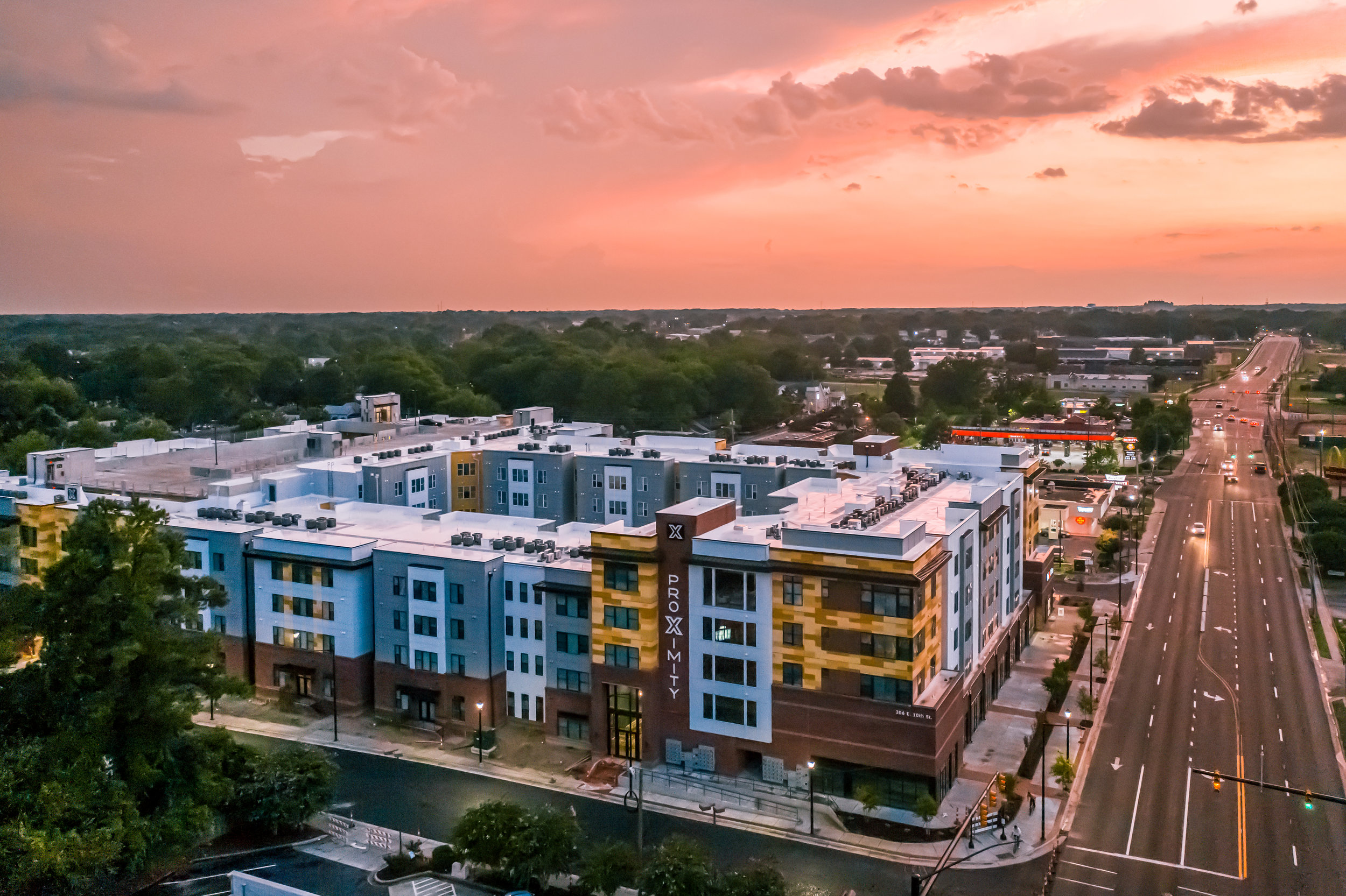   The Proximity at 10th Street | Greenville, NC   Type: Student Housing  Size: 4.5 Acres, 550 Units  Status: Complete &amp; Lease-Up   Community Website  