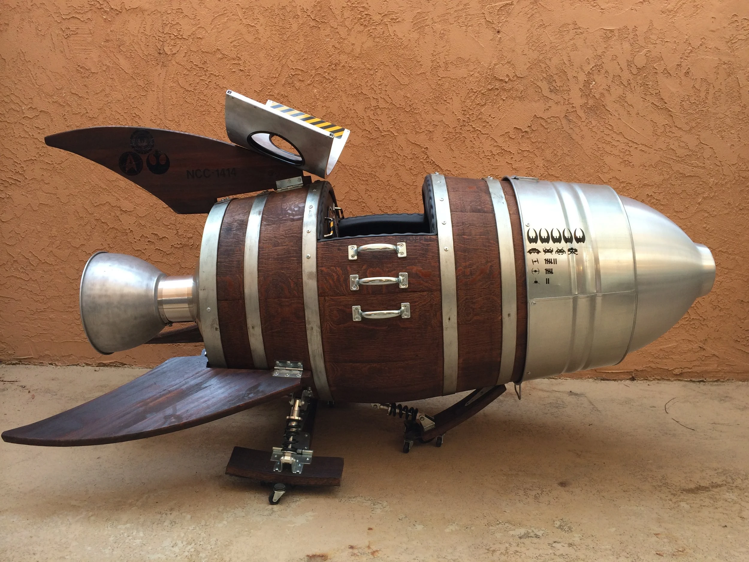Robert's Steampunk Retro Rocket