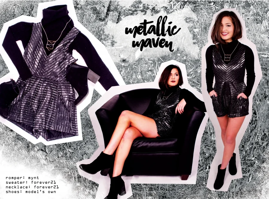 Smoke and Mirrors: Metallic Grunge Lookbook