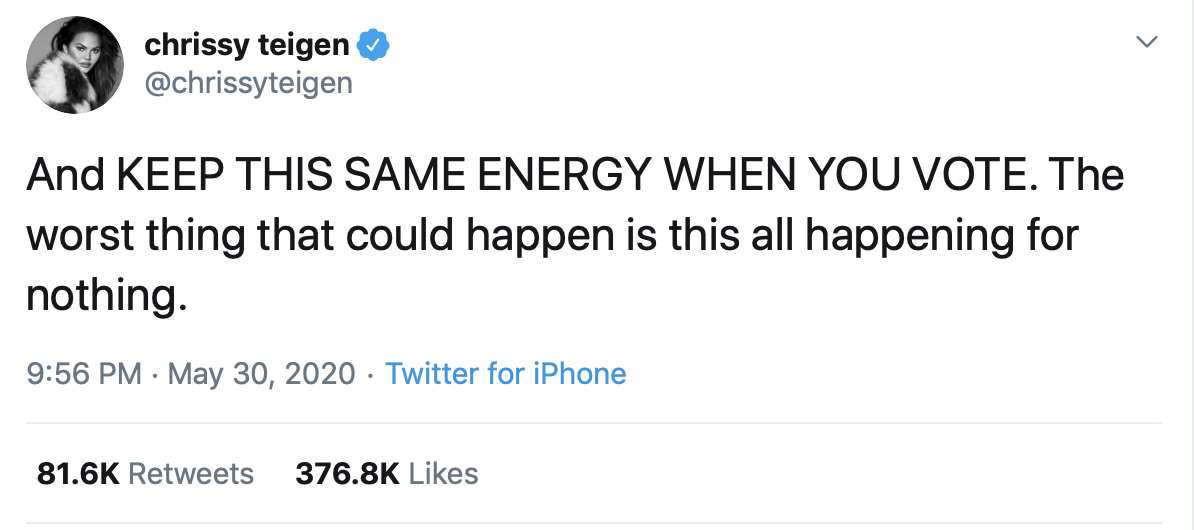 From Bots to the Bunker, Is Chrissy Teigen Taking Down the President? 