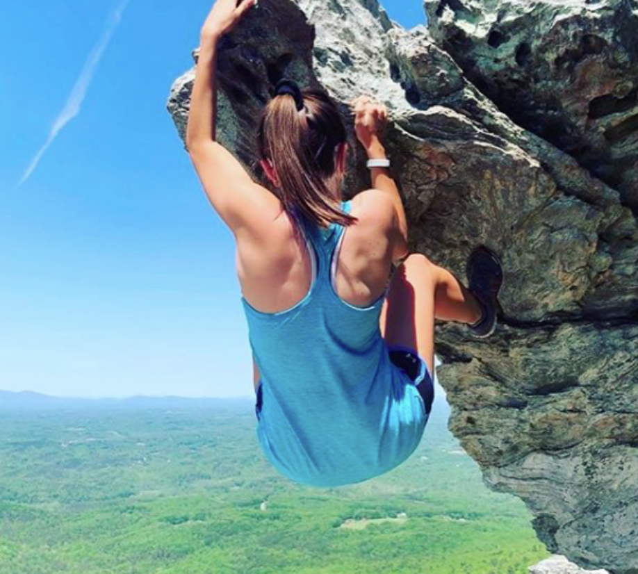 Penny pushes herself mentally and physically as seen on her Instagram @_sampenny_