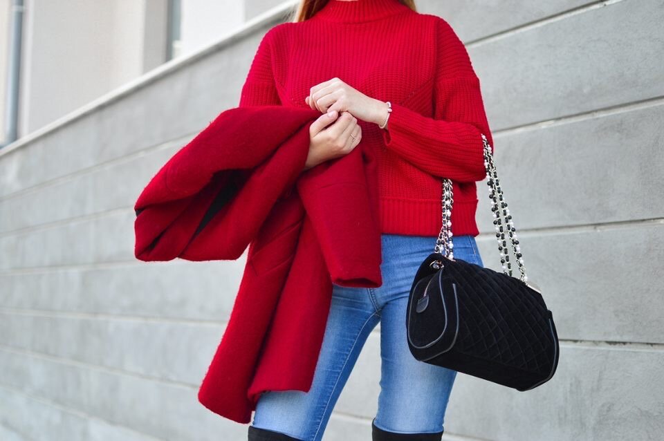 How to Style a Red Sweater — THE EDGE