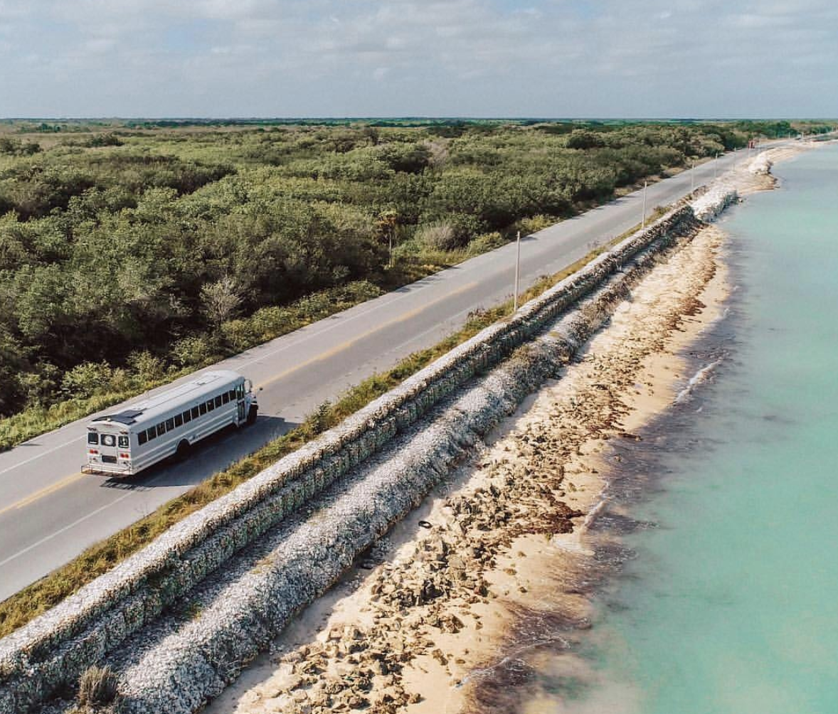 Cross the Country in a Bus