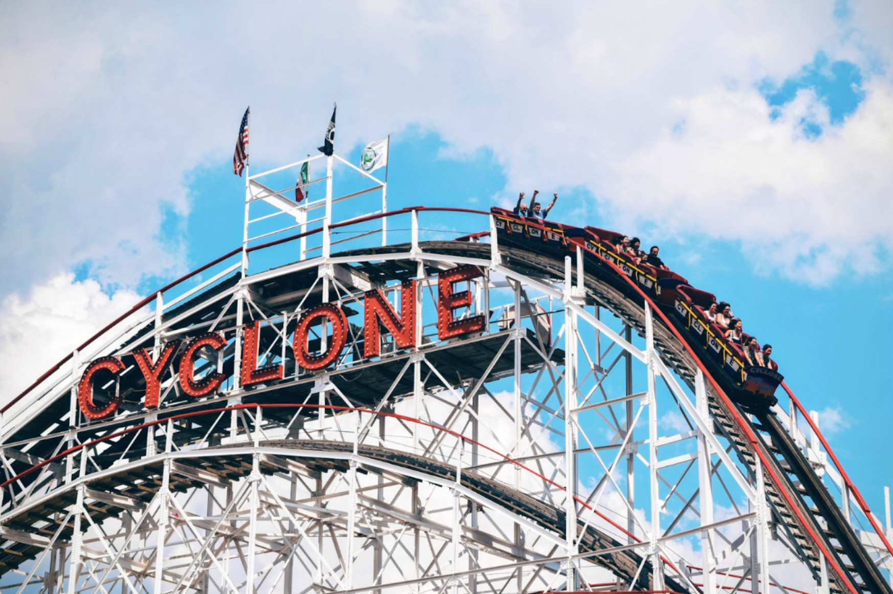 Need to relieve anxiety and stress? Ride a rollercoaster.