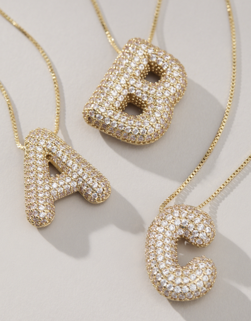 Statement Initial Necklaces Are Here To Stay 