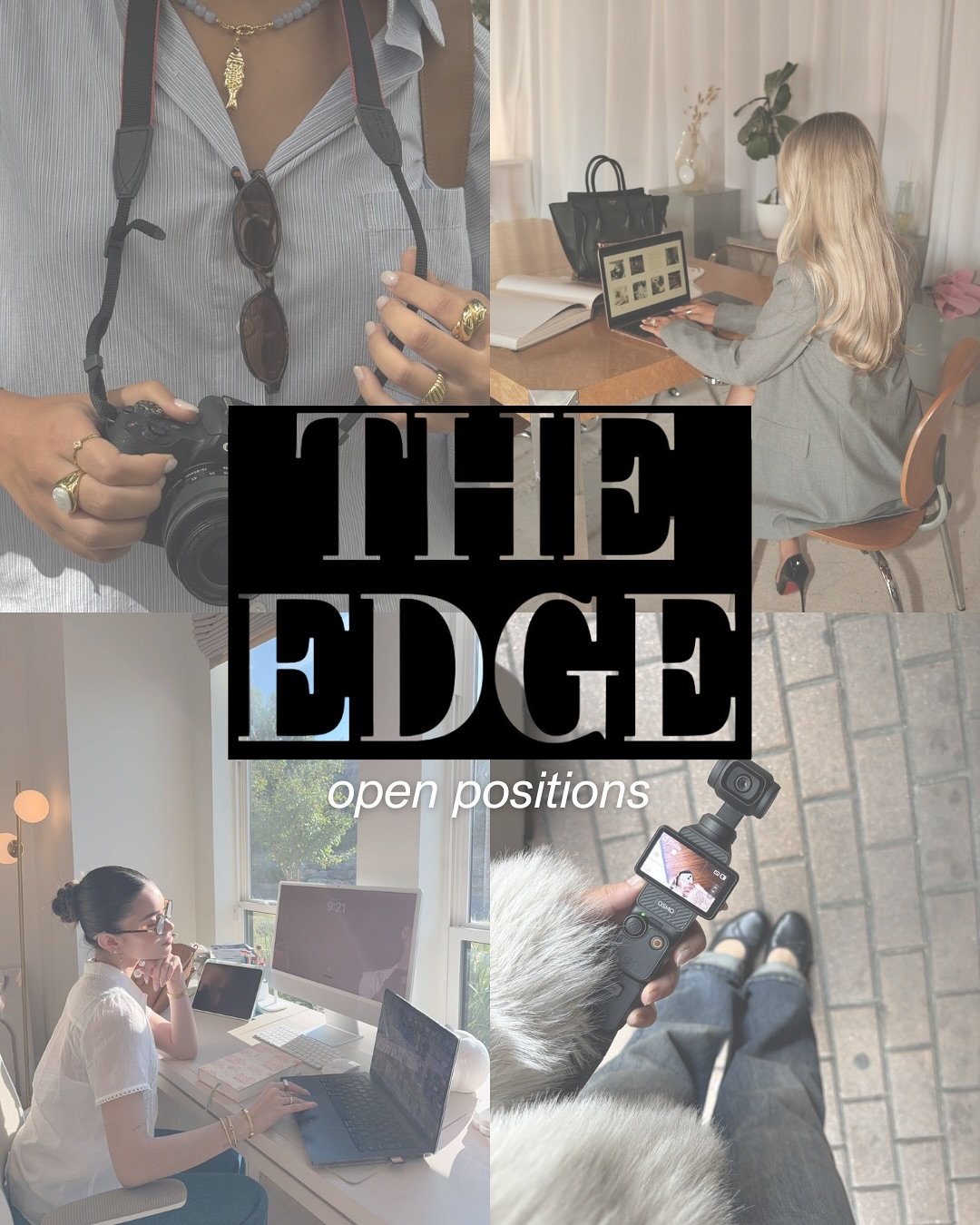 Applications are open now! Check out some of our open positions and click the link in bio!🤍