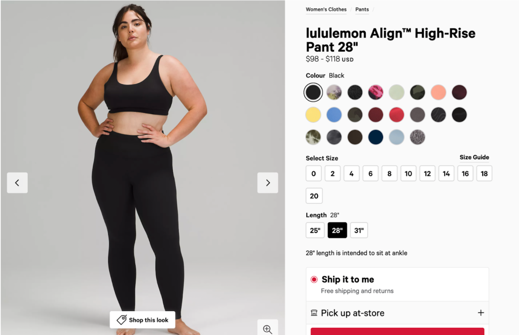 Lululemon Gymshark Size Comparison Gymshark Size Compared To Lululemon
