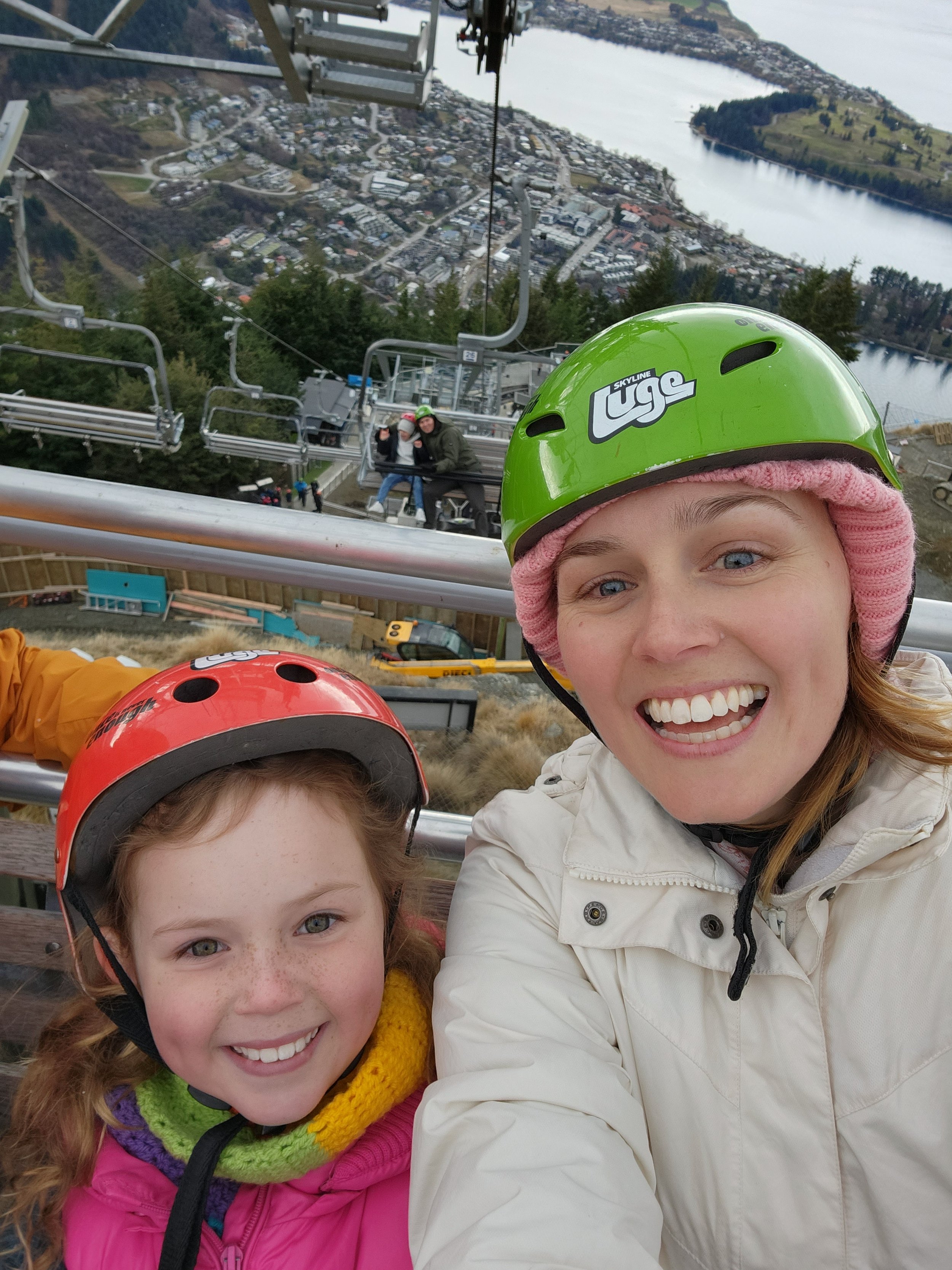 Going on the chairlift with kids