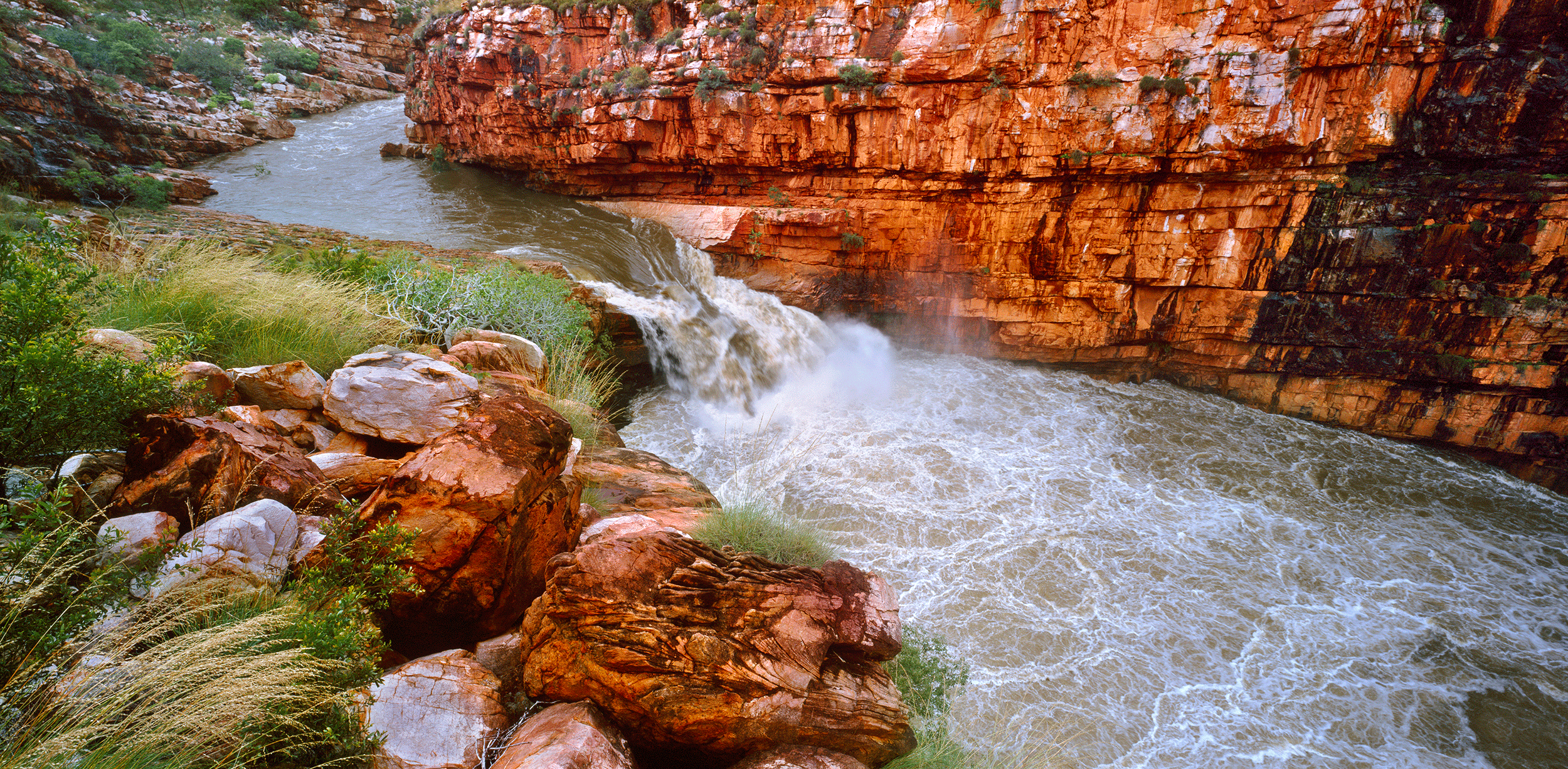  Lower Bell Gorge Falls, January, 2006. 