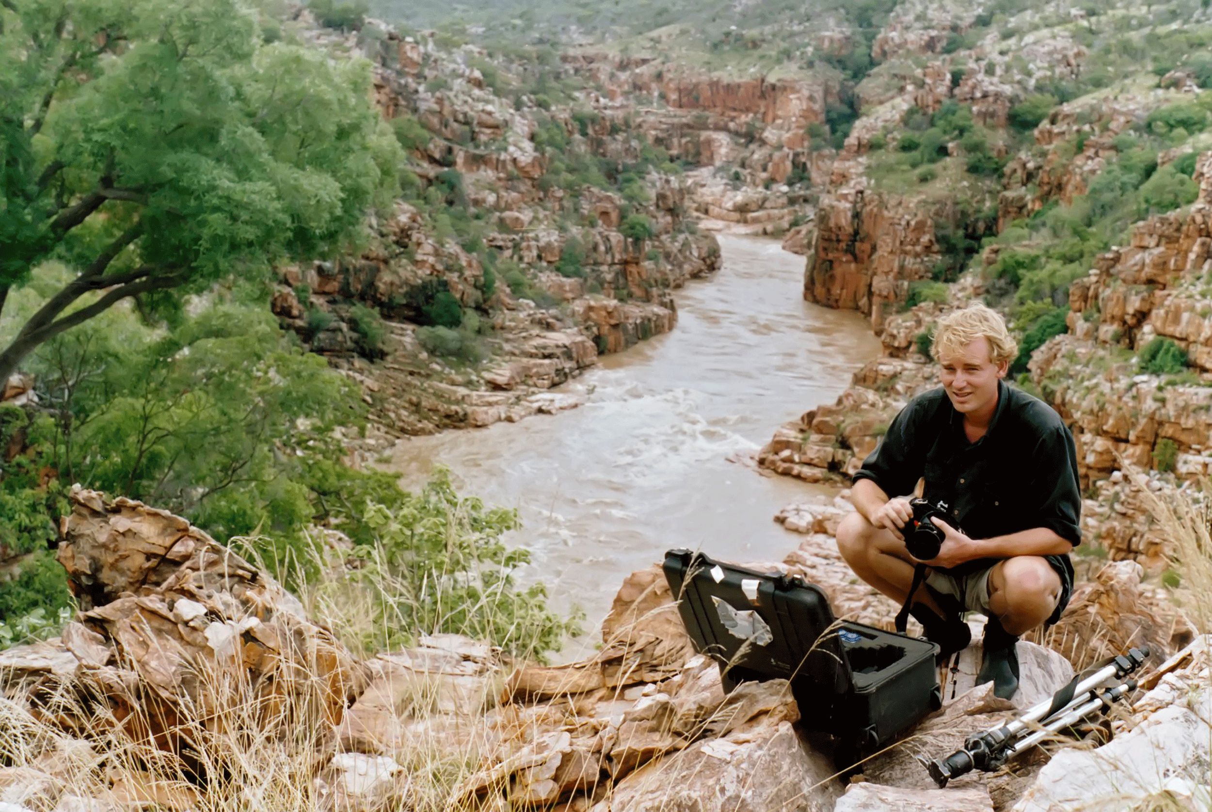  High atop the Isdell River, 2006 (Photo courtesy of Butch Maher). 