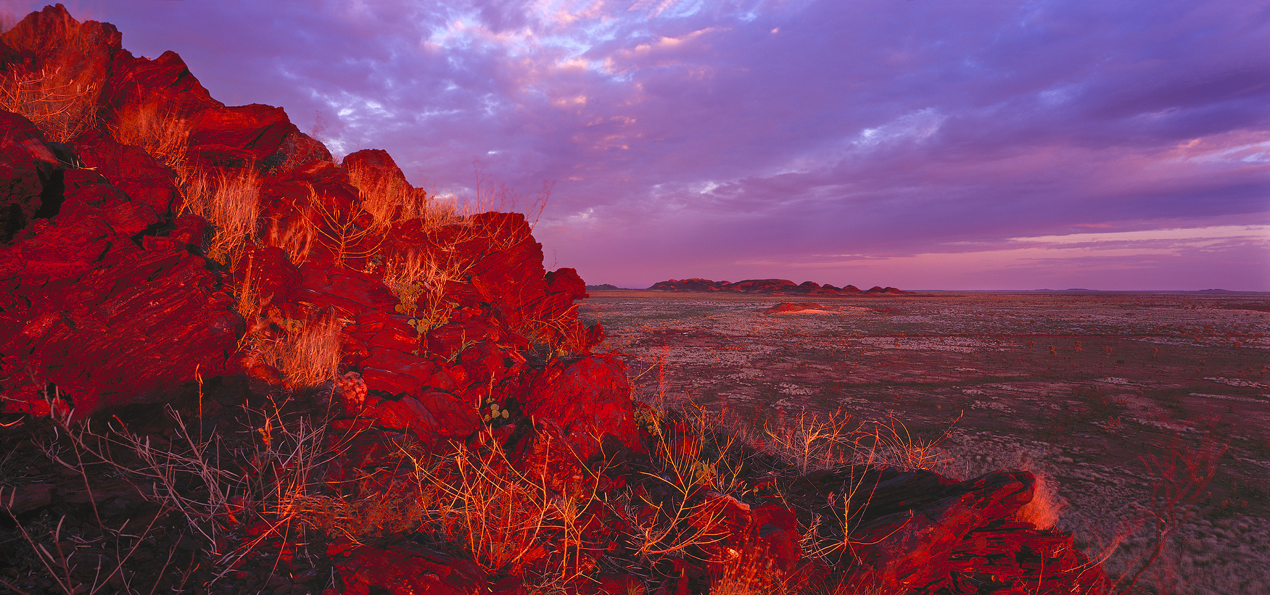  Sunrise near Yandeyarra, Pilbara, Western Australia, 2014.&nbsp; Edition of 3. 