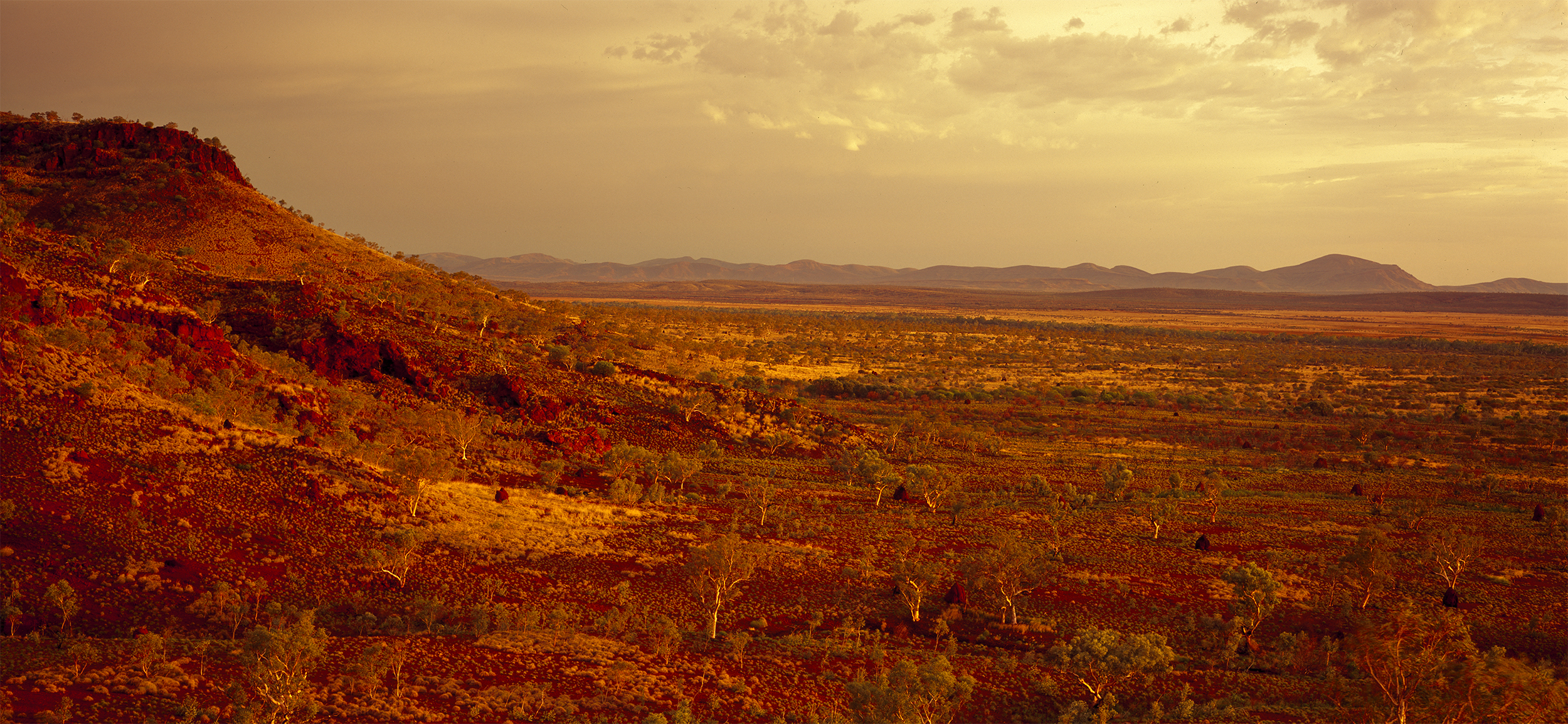 View Looking Toward Mt Brockman Across the Namuldi Flats, Hamersley Range, Western Australia, 2015. Edition of 3.