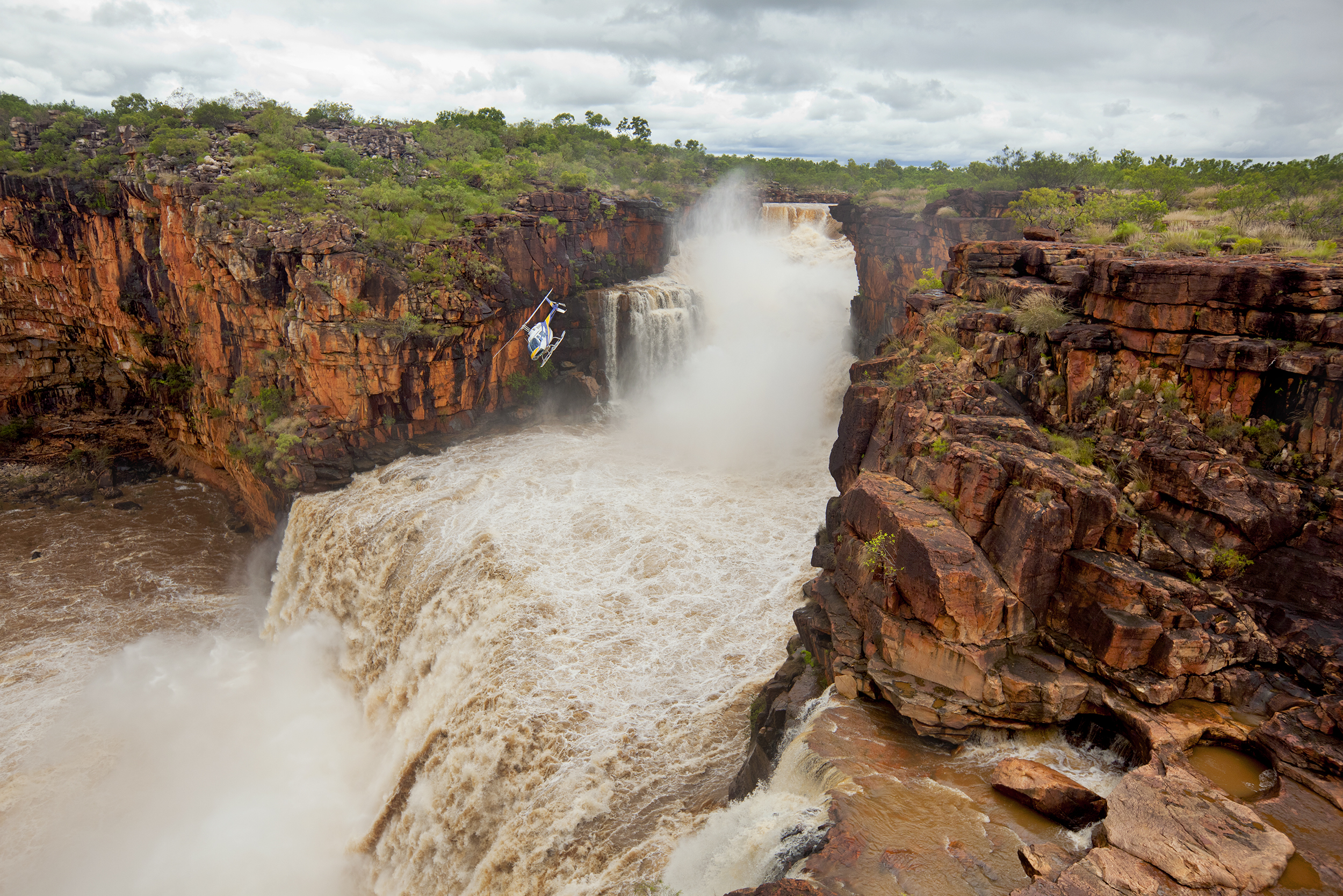  Mitchell Falls in Full Flood, February, 2011.&nbsp; Edition of 3. 