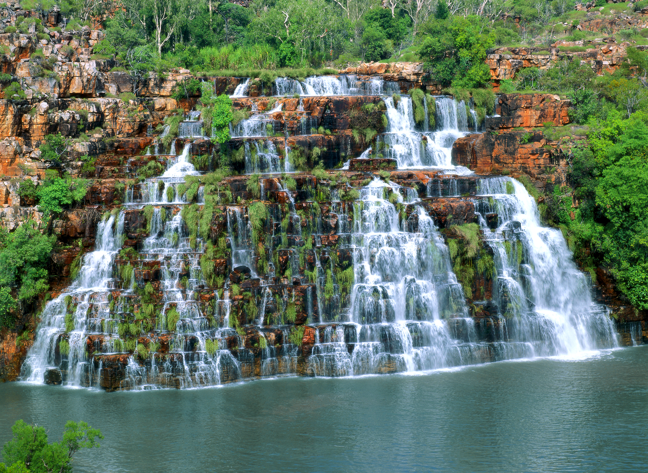  King Cascade, Prince Regent River, Kimberley, Western Australia, 2000.&nbsp; Edition of 100. 