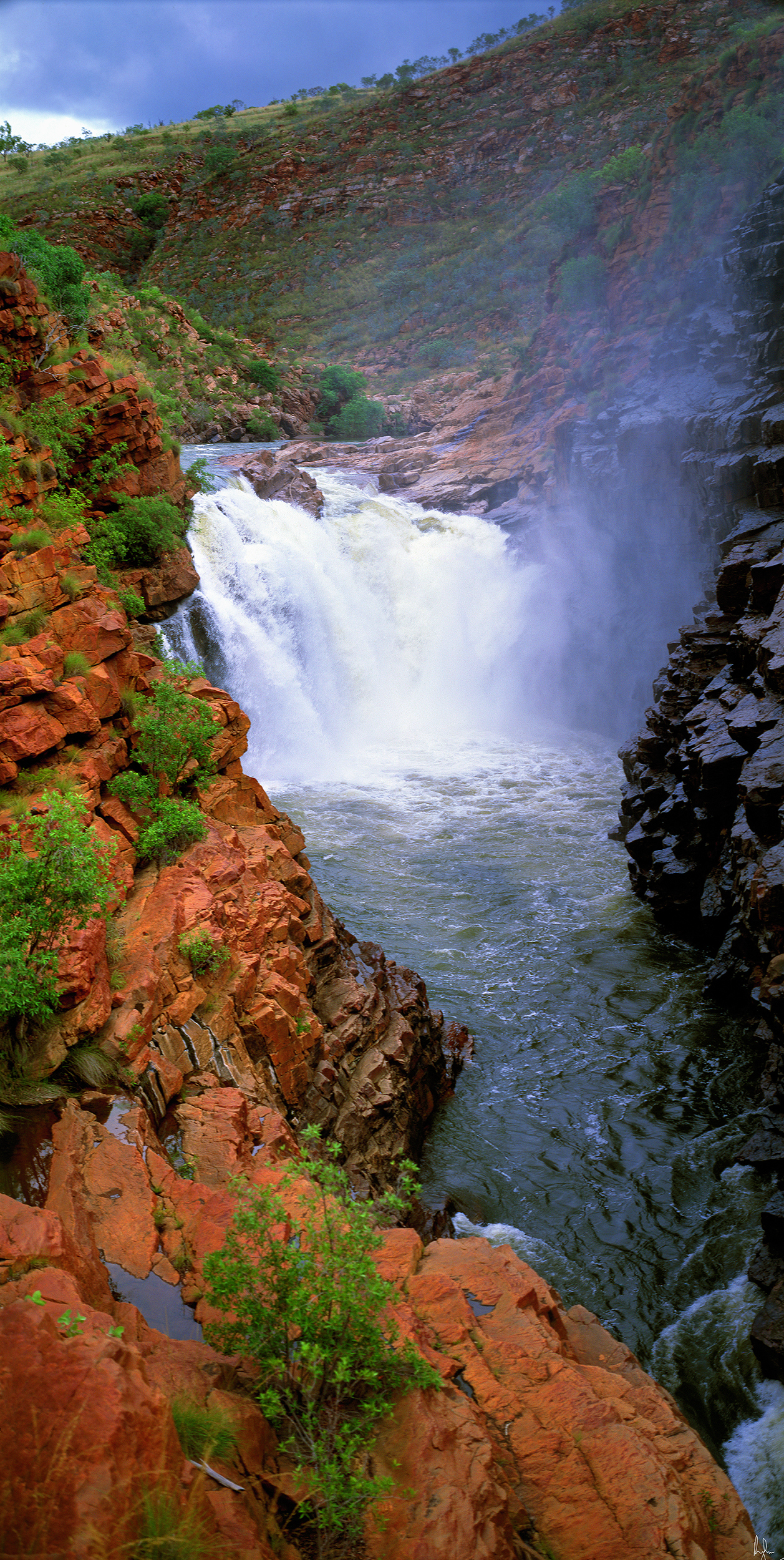 Lennard Gorge in Wet Season Flow, Kimberley, Western Australia, 2006. Edition of 3.