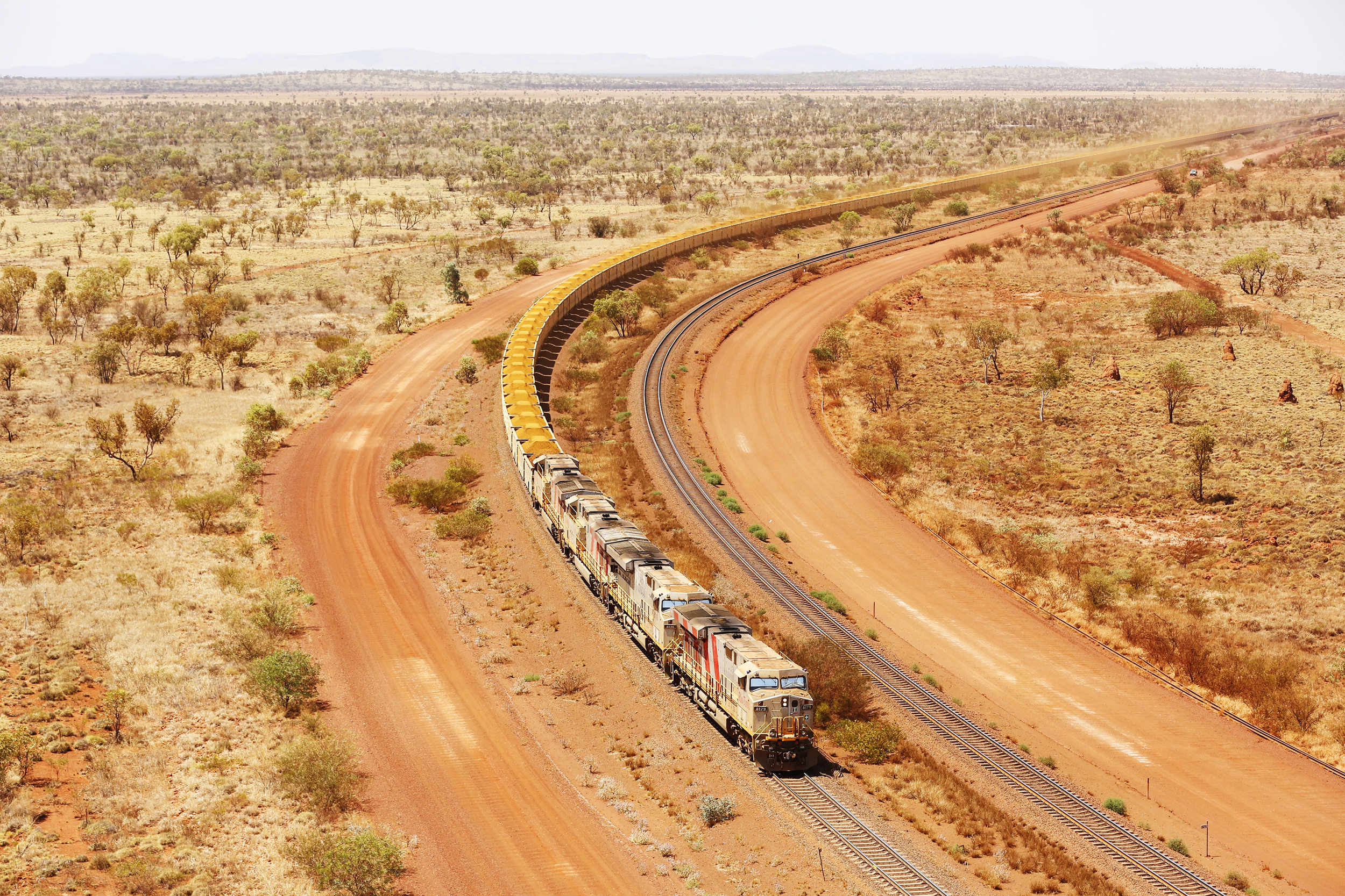  Iron Ore Train, Hamersley Station, Pilbara, Western Australia, 2016.&nbsp; Edition of 3. 