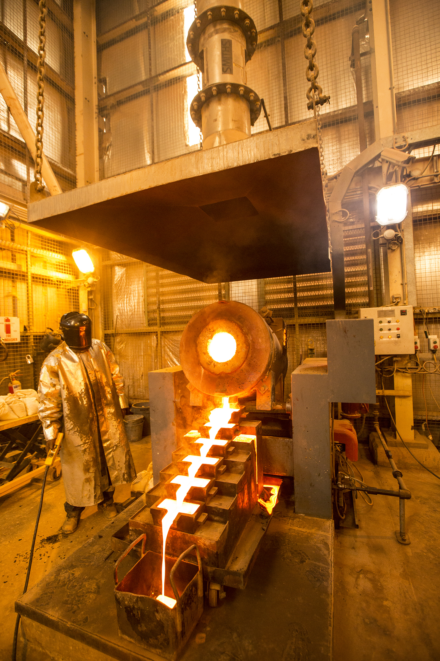 Gold Pour, Africa, 2016. Edition of 3.
