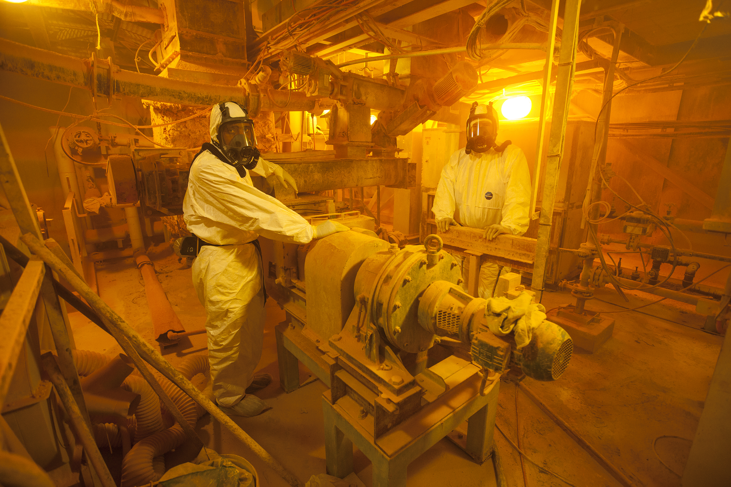  Uranium Packaging Plant, Langer Heinrich Mine, Namibia, 2010.&nbsp; Edition of 3. 