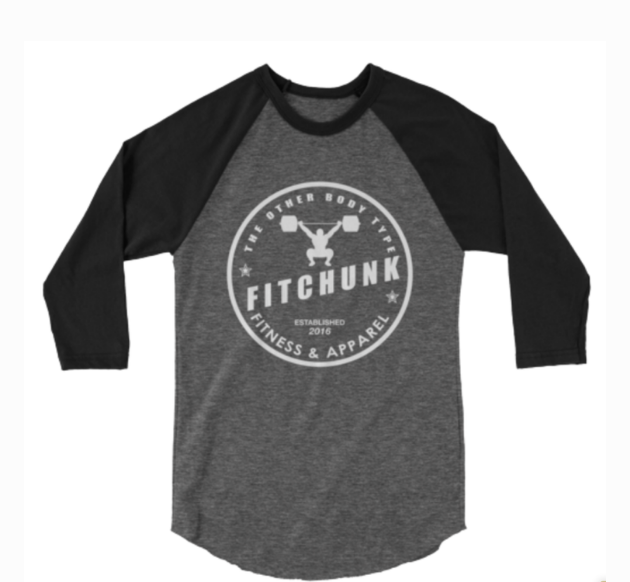 "Team FitChunk" 3/4 Sleeve Raglan