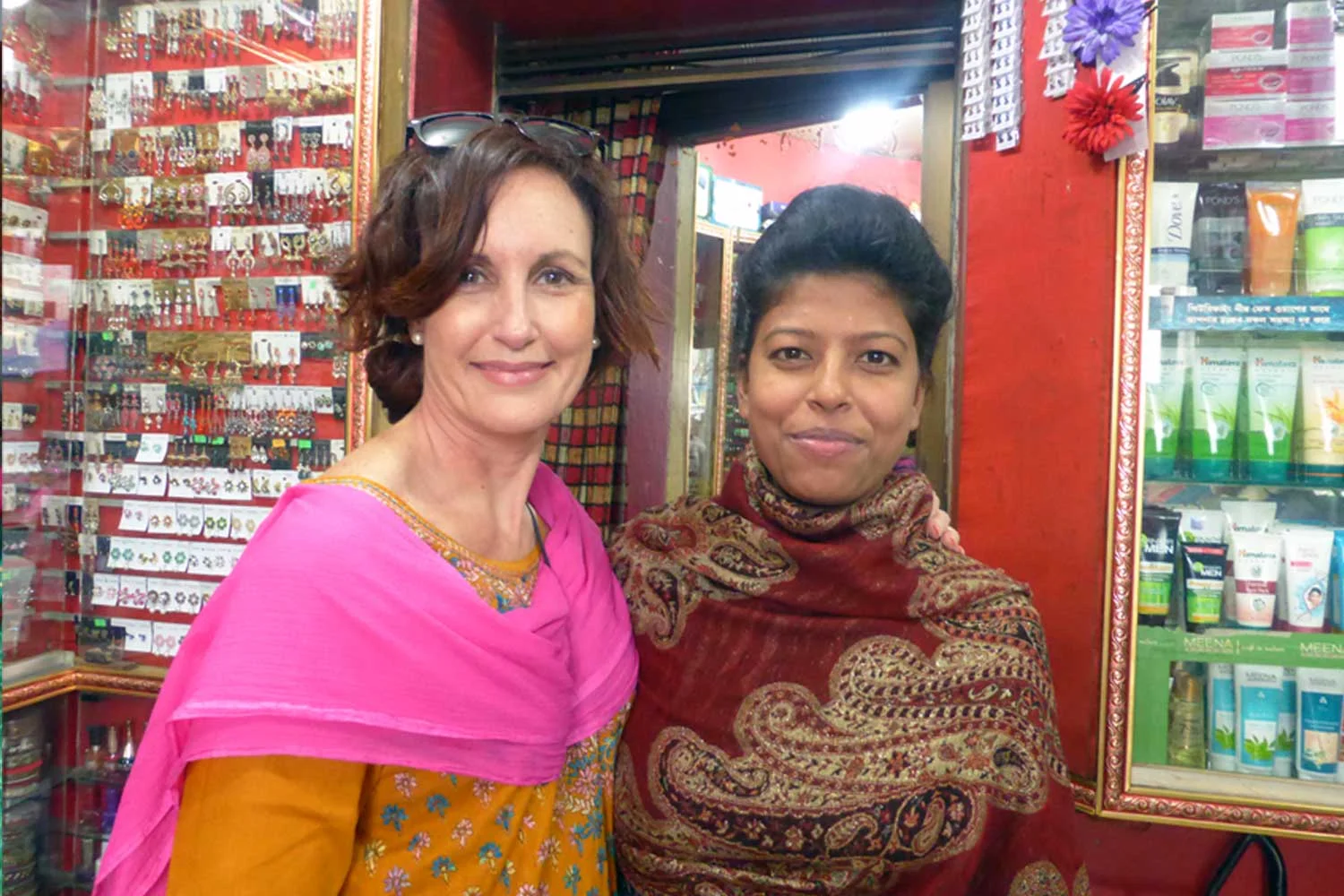Sharmin with Jen, EmpowerAid’s founder.