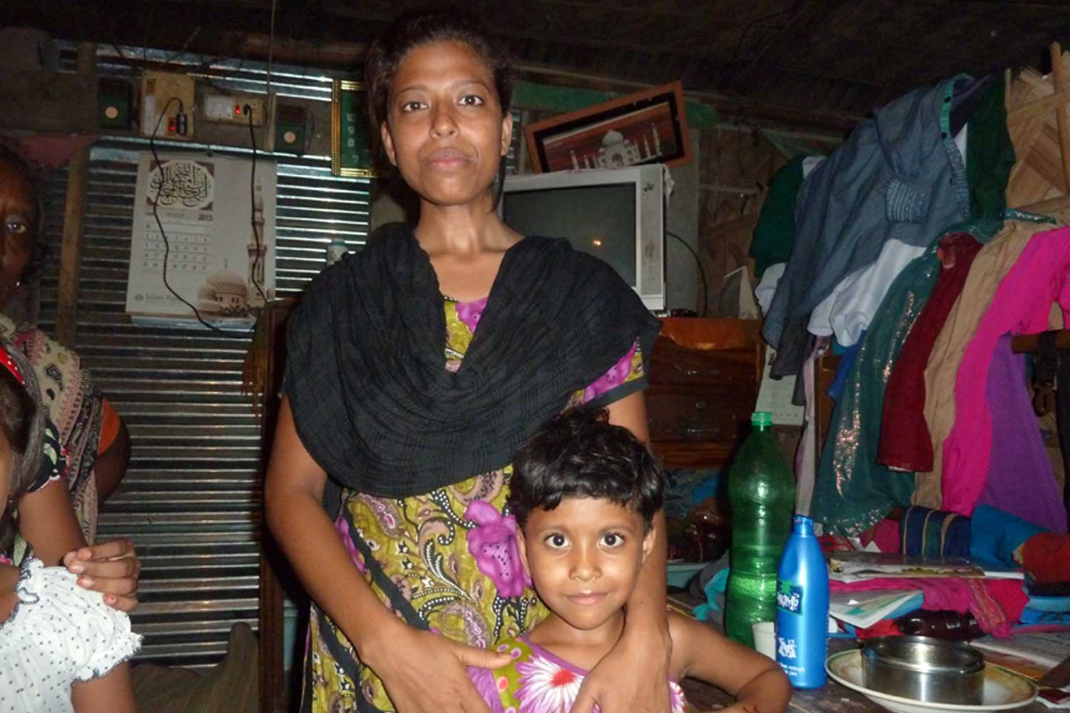 Sharmin’s first home parlour, 2013.