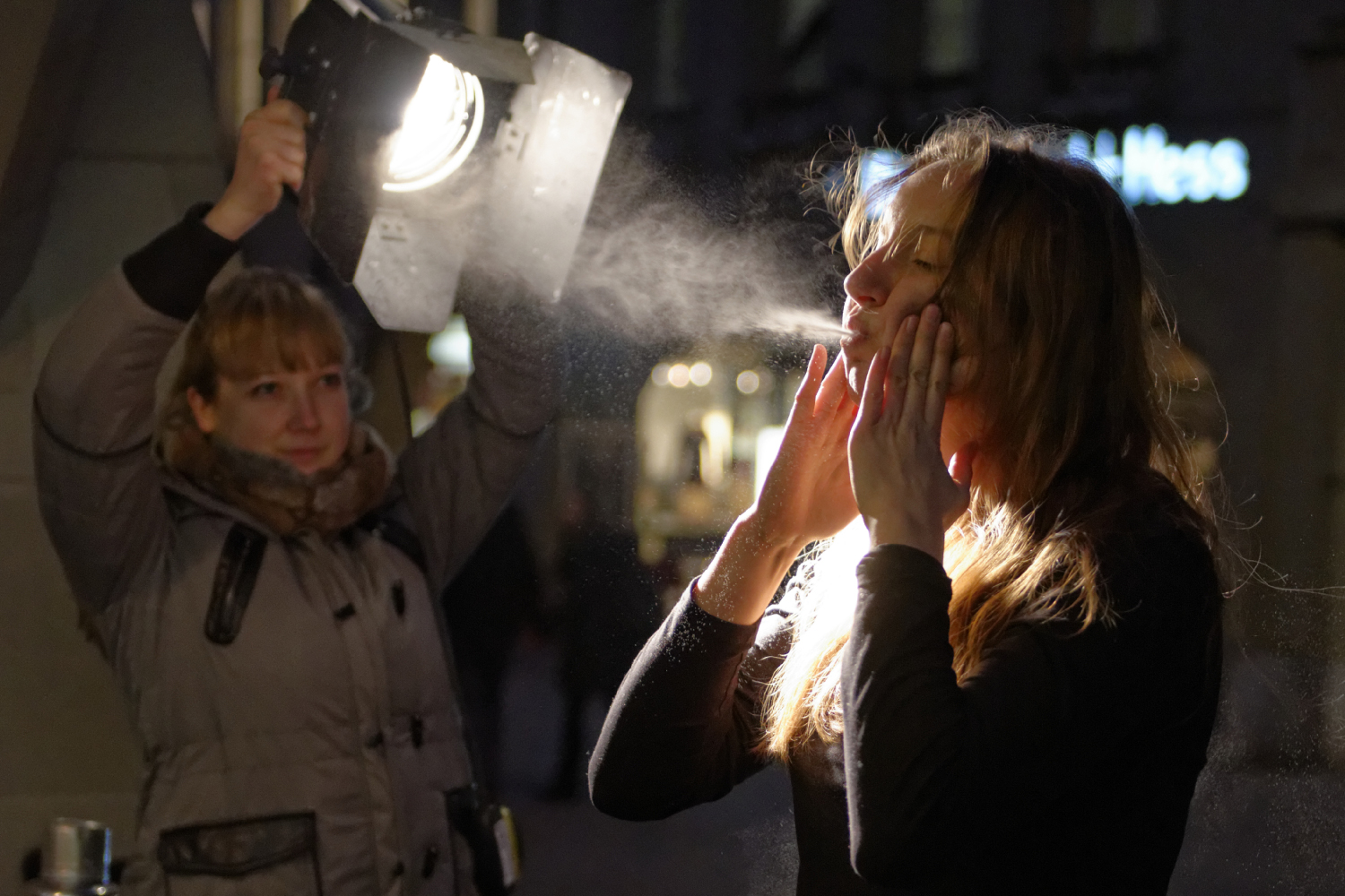 Performance von Olivia Brantschen , Januar 2014