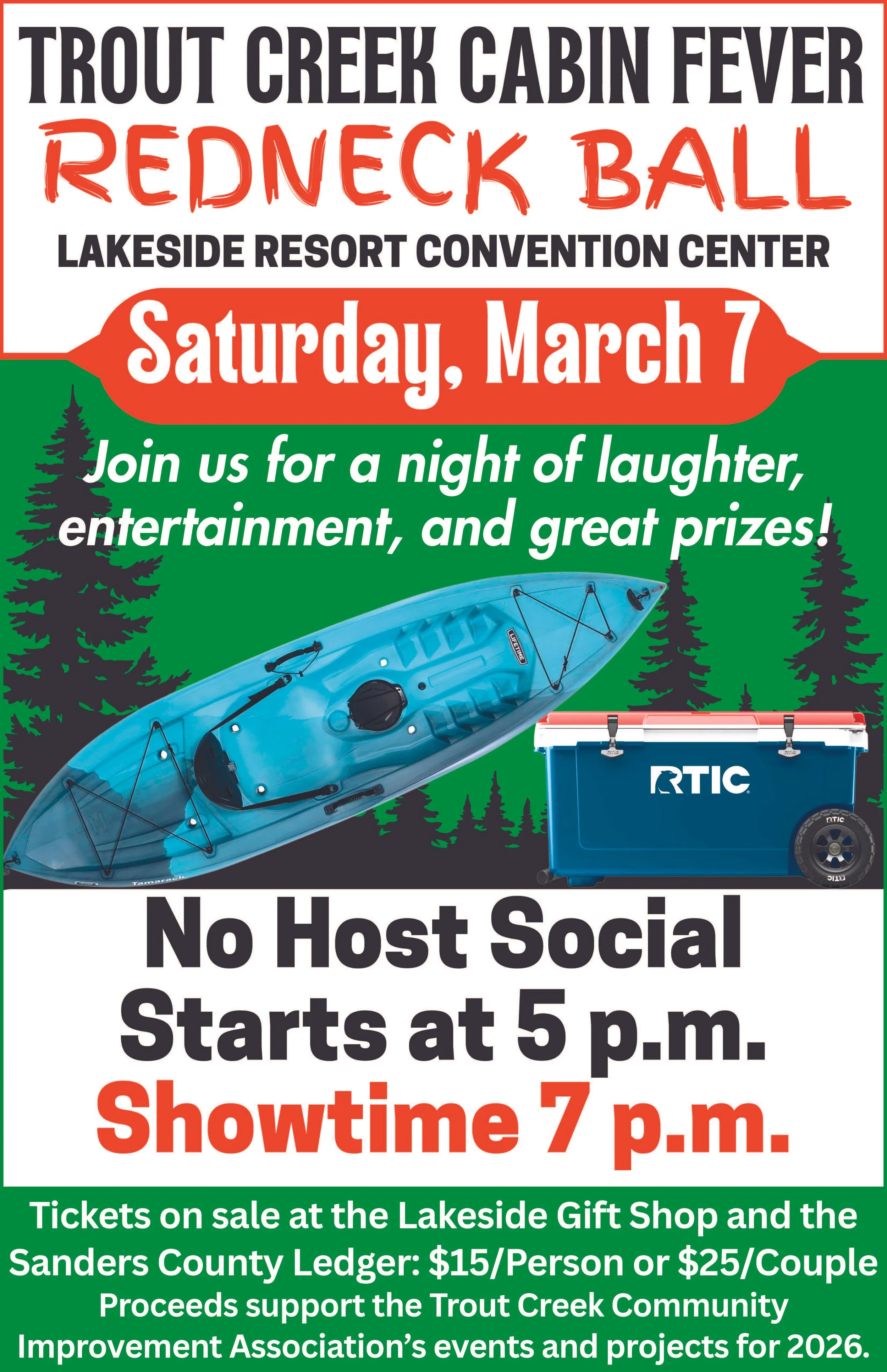 11th Annual Trout Creek Cabin Fever Redneck Ball