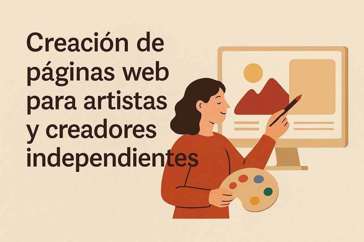 Creación de páginas web para artistas y creadores independientes