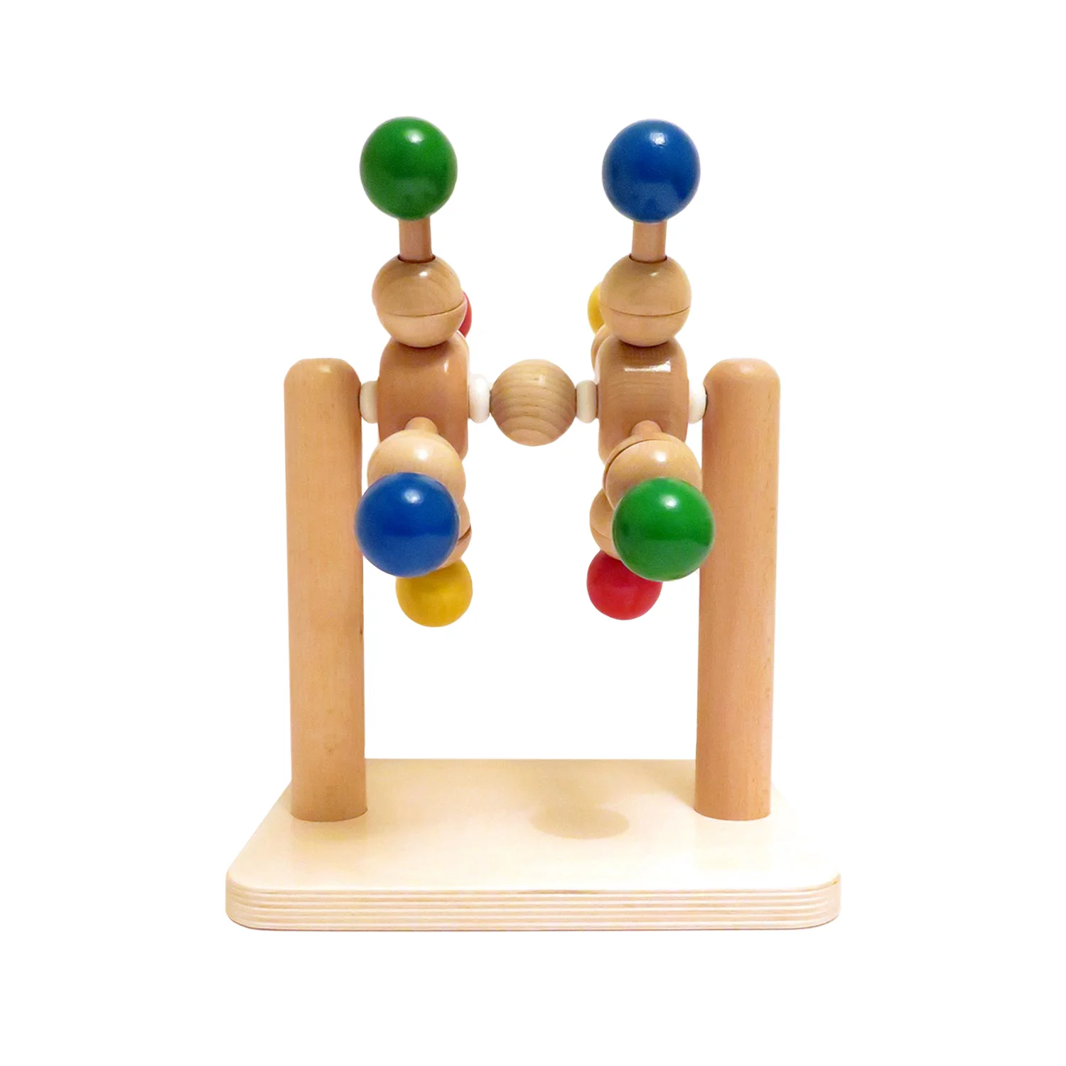 wooden clacking windmill