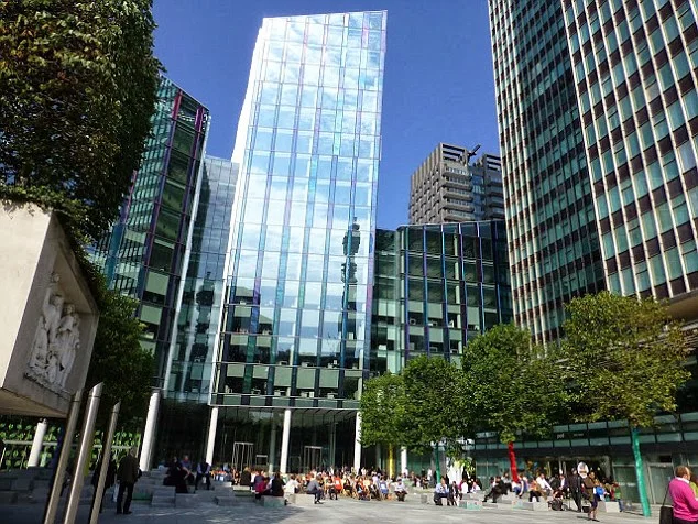 An exterior view of the Facebook Headquaters at Regent's Place,
