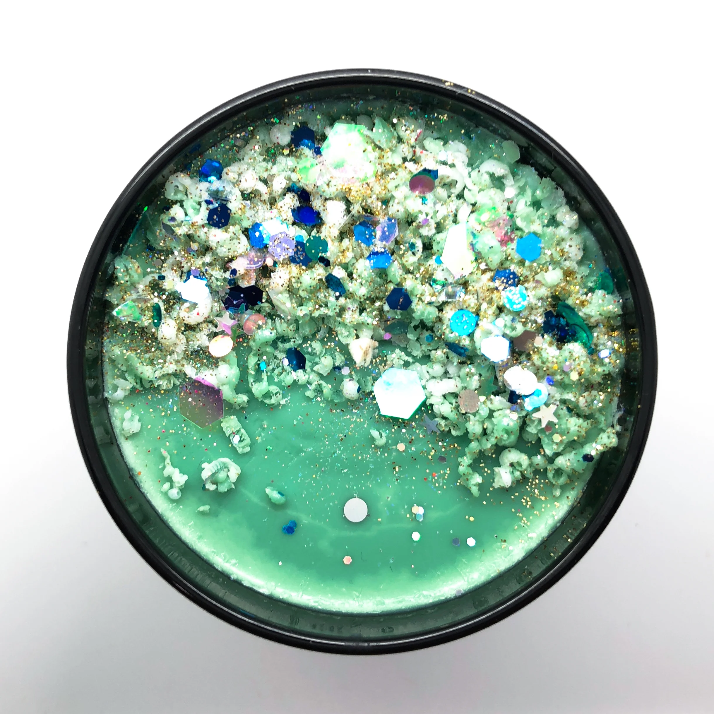 Enchanted Luxury Glitter Candle - Soy Candle - Tribal Unicorn Candles - www.tribal-unicorn.com