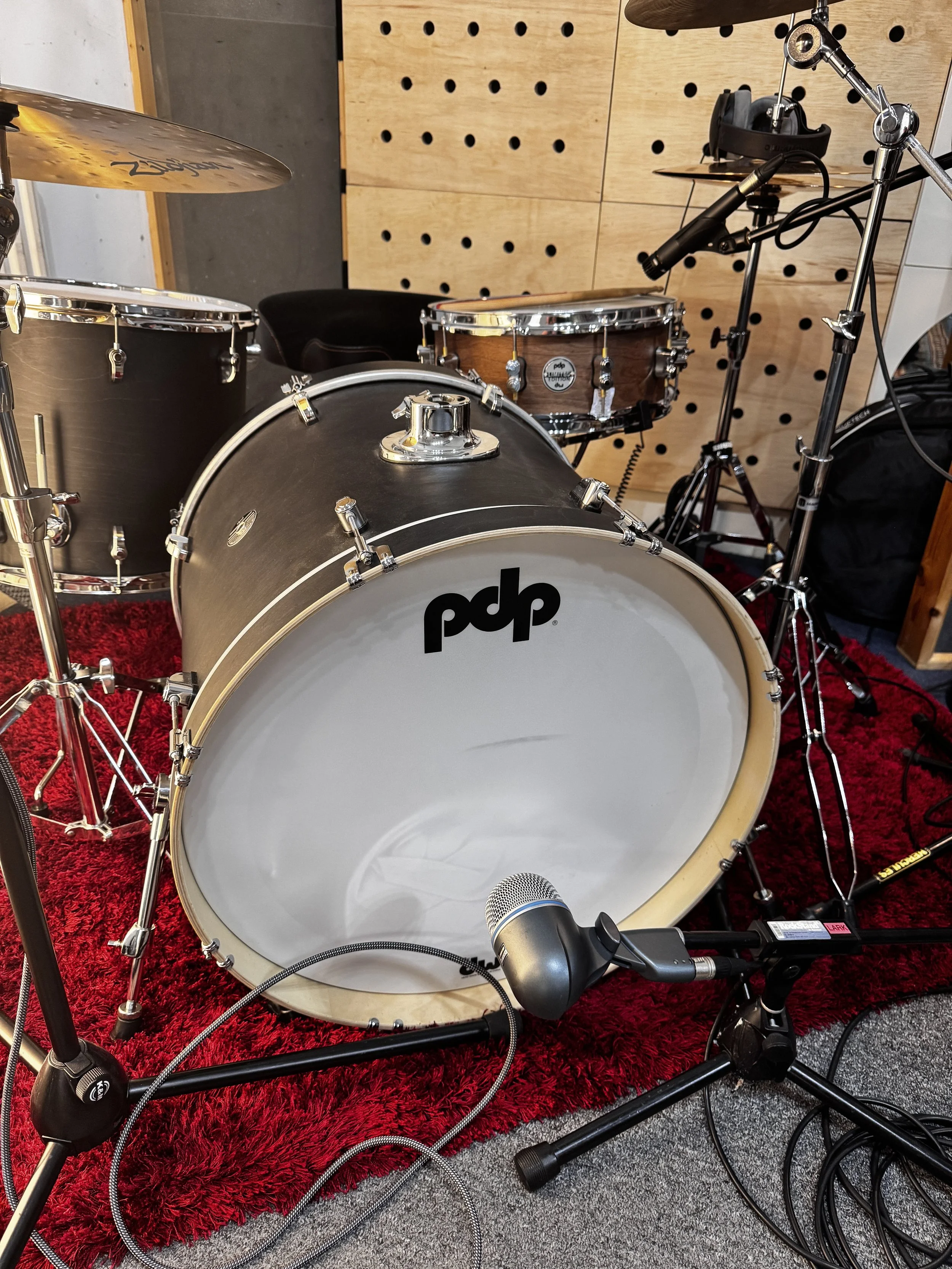 Drum recording at lark studios guildford