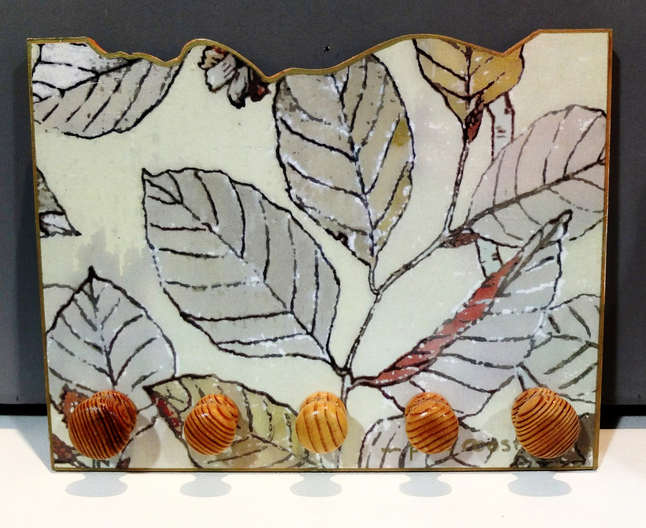 kate cochrane website - Beech Leaves Tea-Towel pegs.jpg