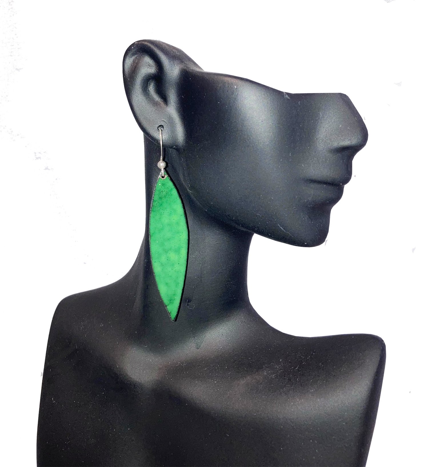 clive shellard made in bradford on avon green earring.jpg