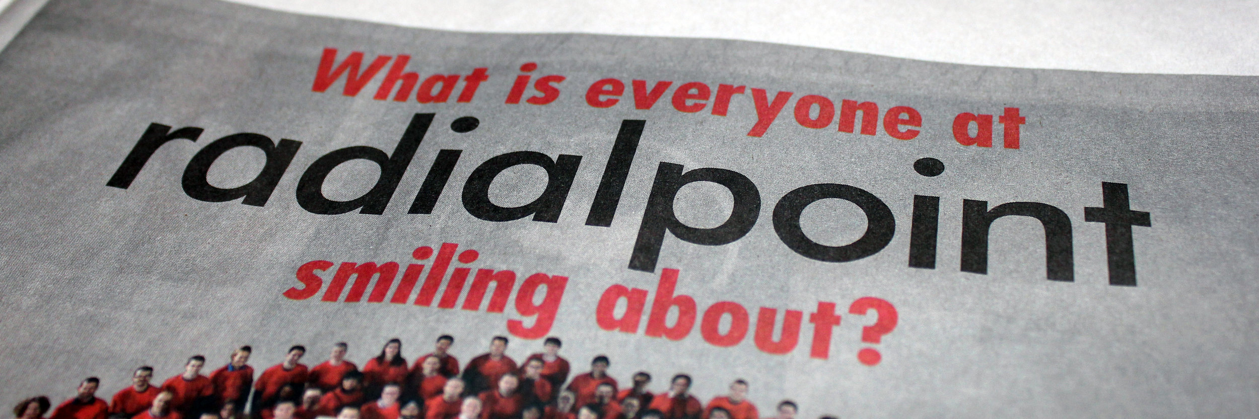 Radialpoint Newspaper Ads