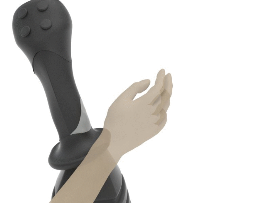 Render showing a simulation of the pressure feedback