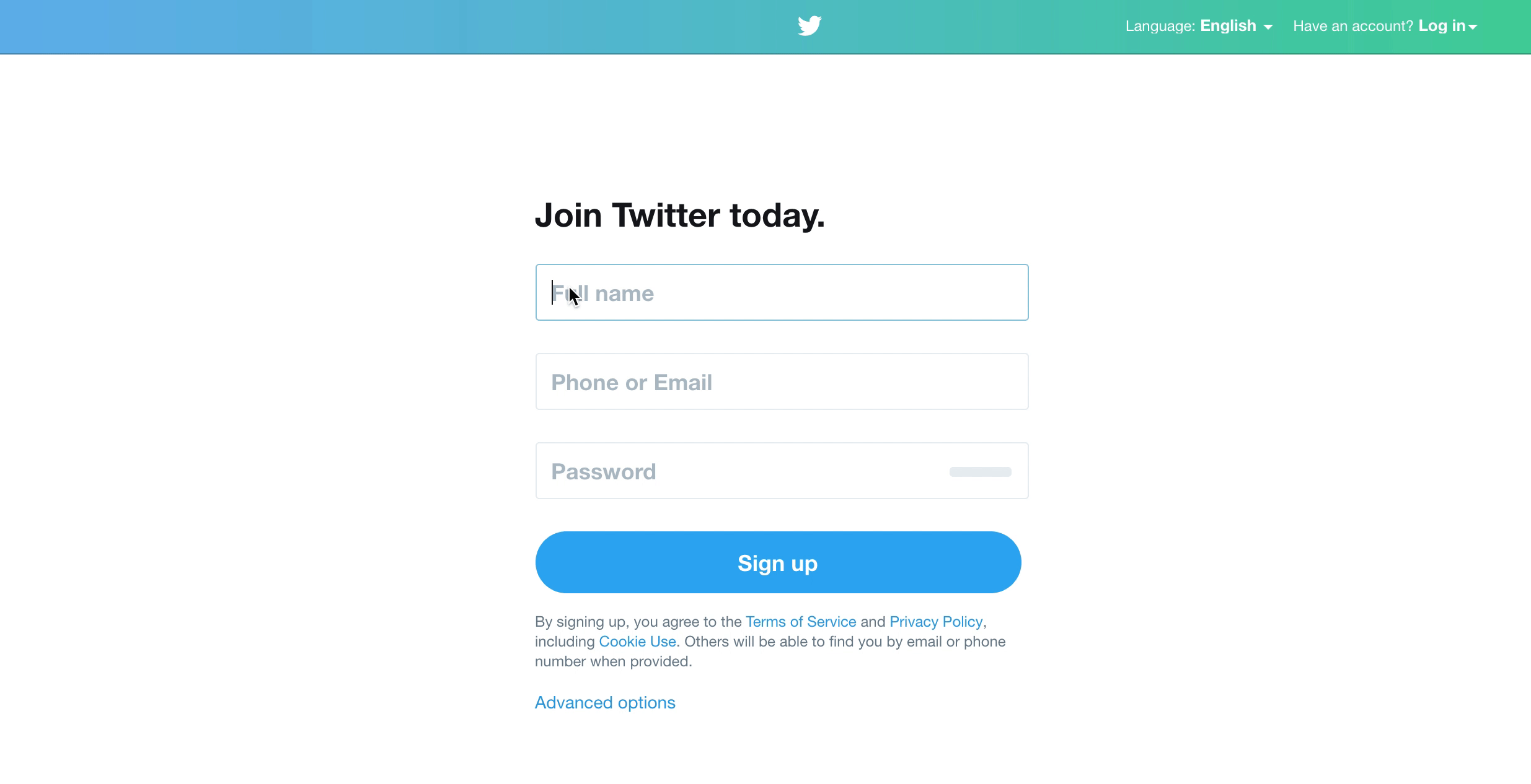 how to set up twitter for business