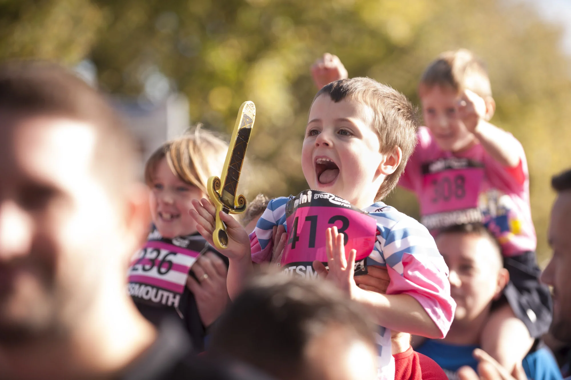 Young runner at the Great South Run