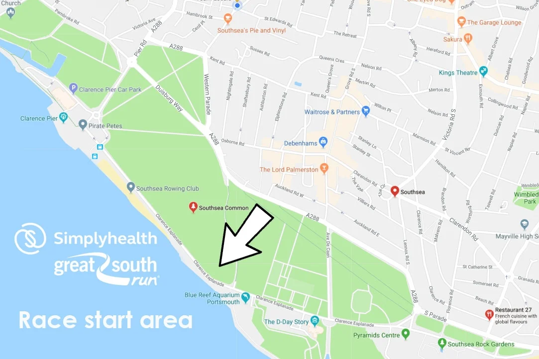 great south run 2018 start area